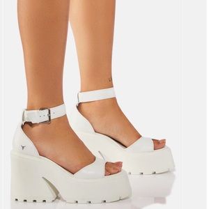 Windsor SmithFlaws White Leather Sandals